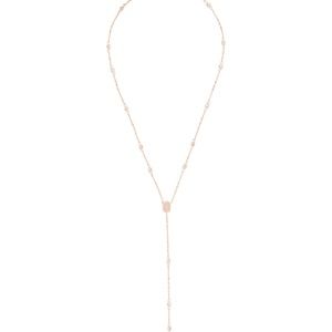 KENDRA SCOTT Claudia Rose Gold Lariat Necklace